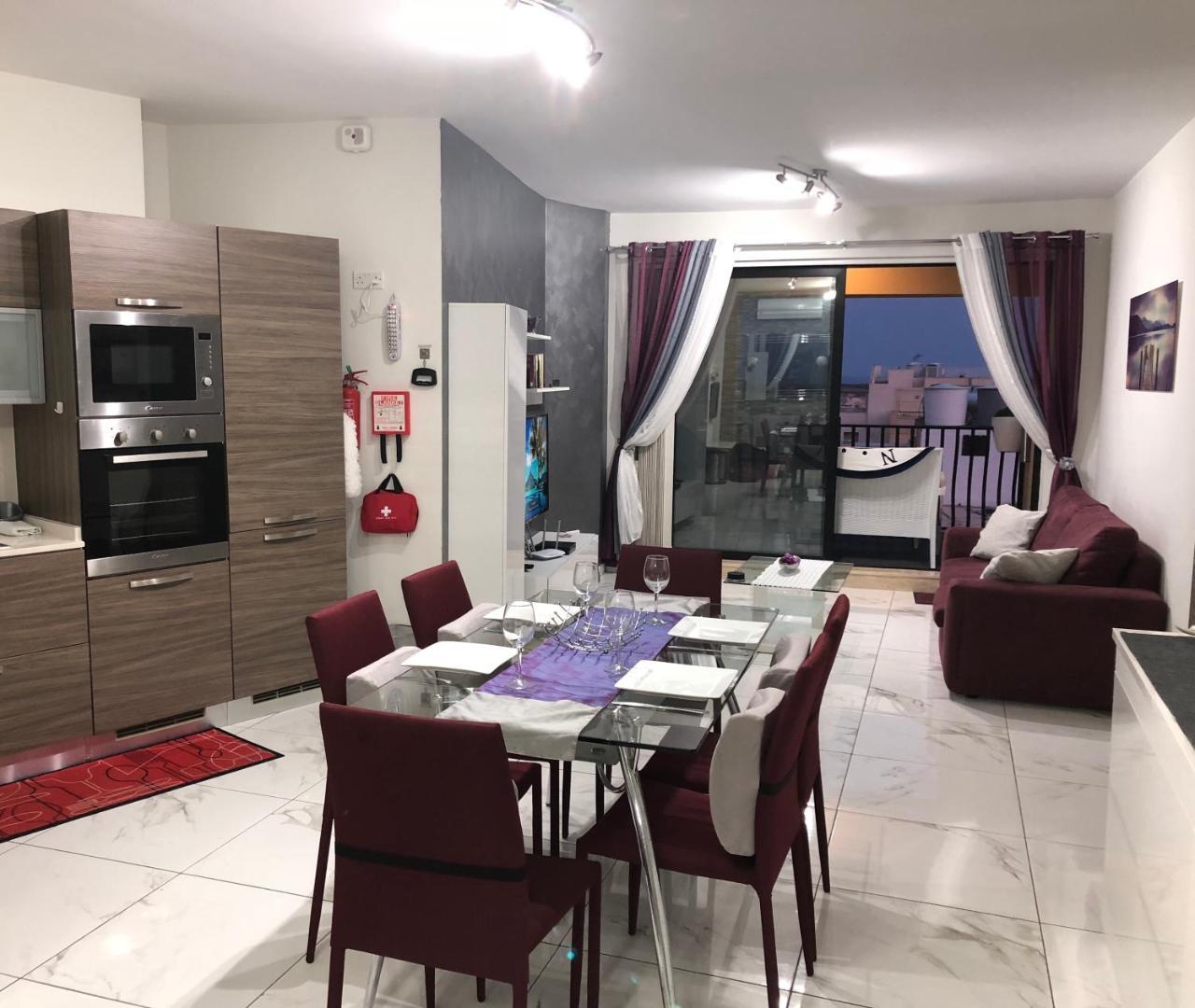 Marsascala Sea View Apartment & Penthouse Марсаскала Екстериор снимка