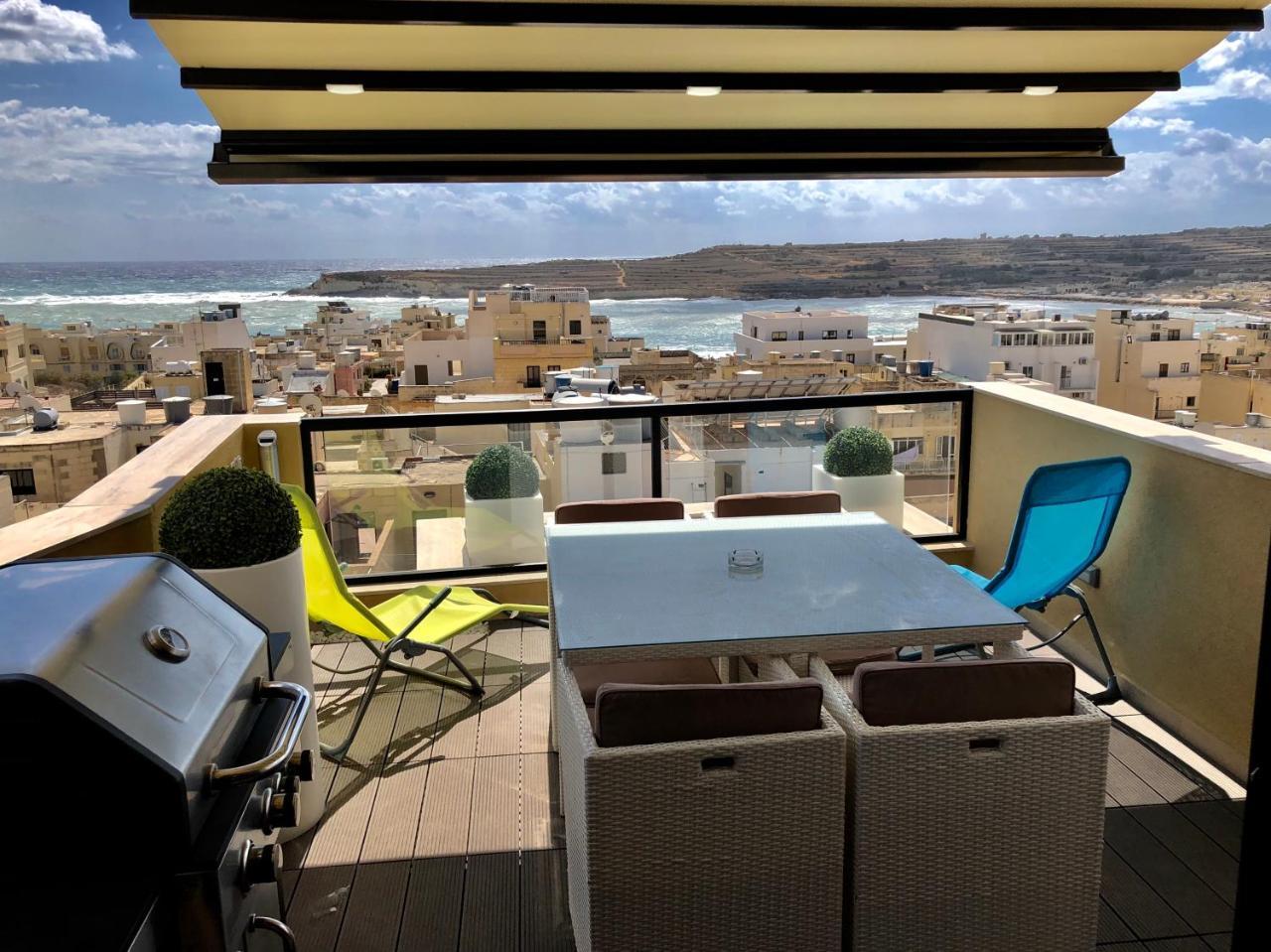 Marsascala Sea View Apartment & Penthouse Марсаскала Екстериор снимка